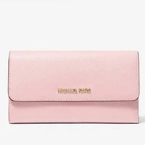 Michael Kors Pink Trifold Wallet